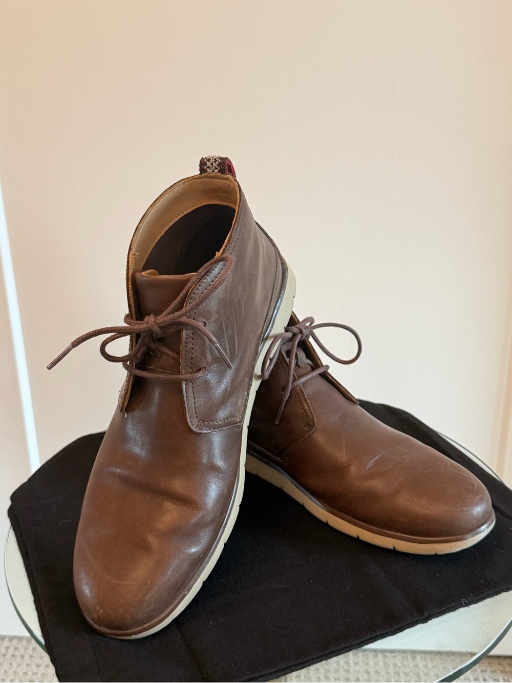 Men's Brown Leather Chukka Boots UGG